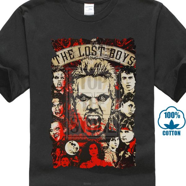 

the lost boys movie homme tshirt fashion harajuku t shirt cool logo t shirts o neck tee shirt for man