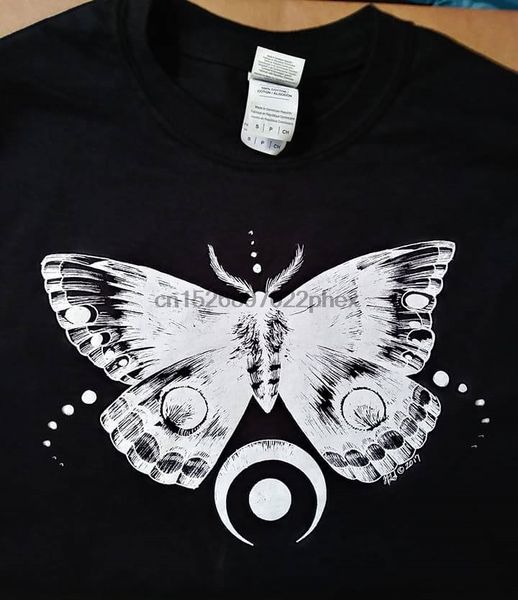 

moth screen printed t-shirt men t shirt