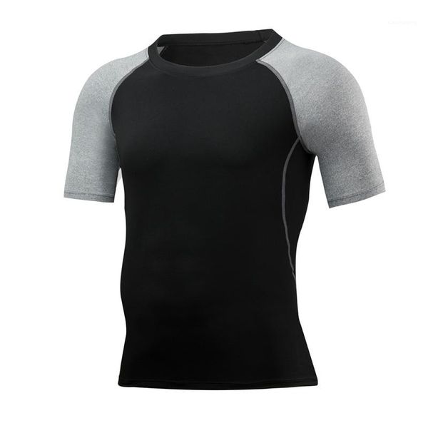 

dry fitness sports tees mens breathable fitness casual mens designer tshirts crew neck short sleeve quick, White;black
