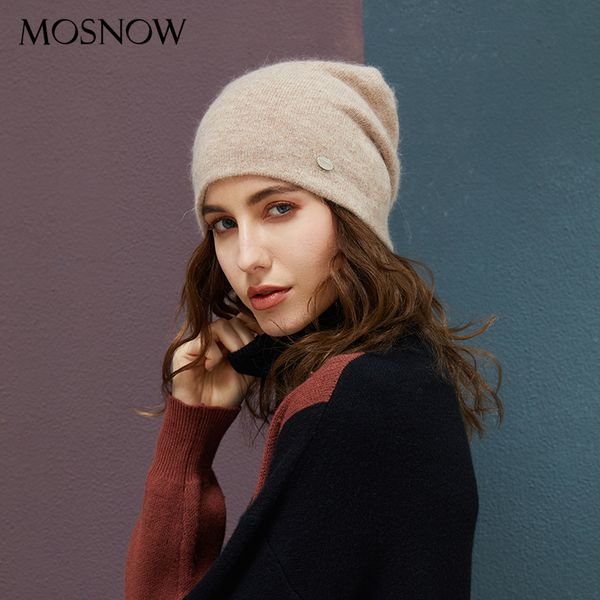 

female beanies hair winter hats for women casual autumn knitted beanie girls 2020 new fashion soft wool hat, Blue;gray