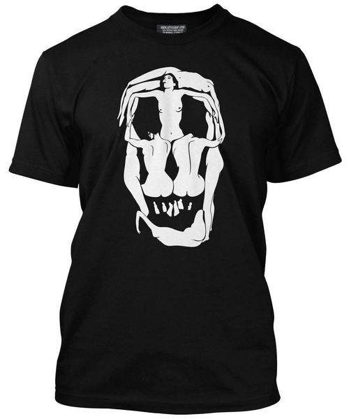 

dali skull mens black t-shirt salvador dali classic tablaeu art print new