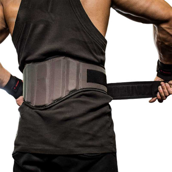 

waist support men women gym fitness weightlifting belt protector slim training lumbar brace trainer bodybuilding accessories, Black;gray