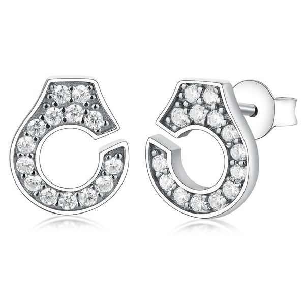 

2019 france famous stud earrings authentic 925 sterling silver handcuff earrings for women boucles d'oreilles menottes argent, Golden