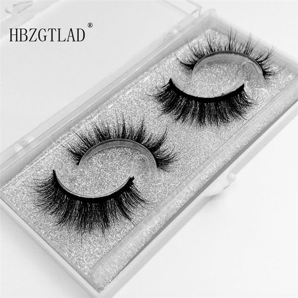 

false eyelashes 2 pairs mink lashes 3d 100% cruelty handmade reusable natural makeup
