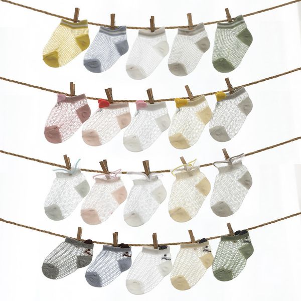 

15 пар дети детей детских новорожденных носки перчатки царапаться дышащая эластичность защита лицо варежки душа подарка, Pink;yellow