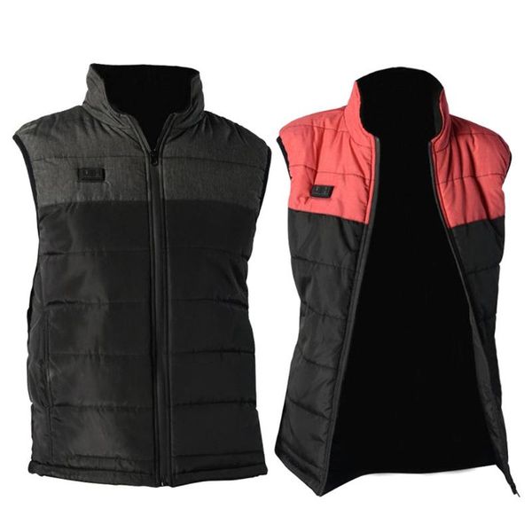 

skiing jackets heated vest skillful manufacture usb rechargeable smart dual control cotton coat for outdoor ski