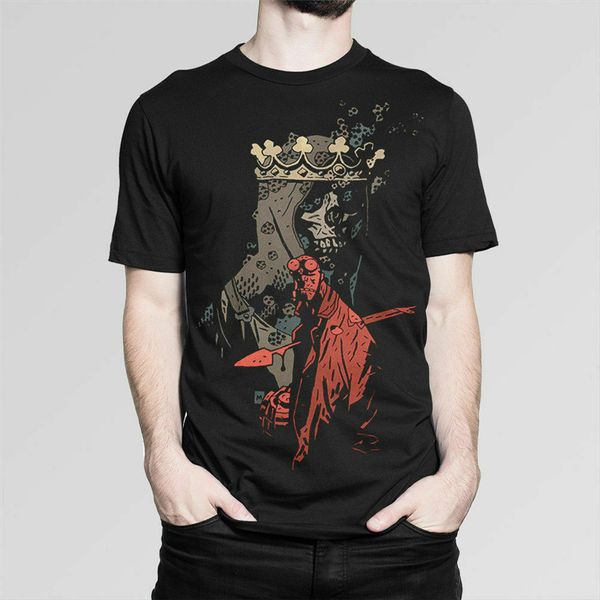 

hellboy t-shirt, comics tee, men's women's 100% cotton tee m-3xl us trend 2020 fashion classic tee shirt