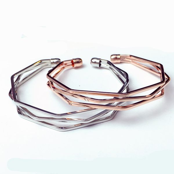 

minimalist mens womens irregular swirly twisted bracelet, Black