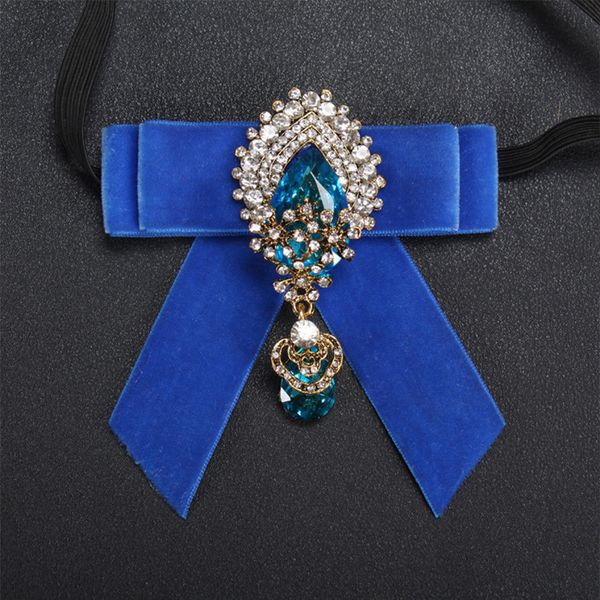 

neck ties 2021 fashion creative bow tie velvet pajaritas diamond wedding for men accessories necktie butterfly cravate pour homme, Blue;purple