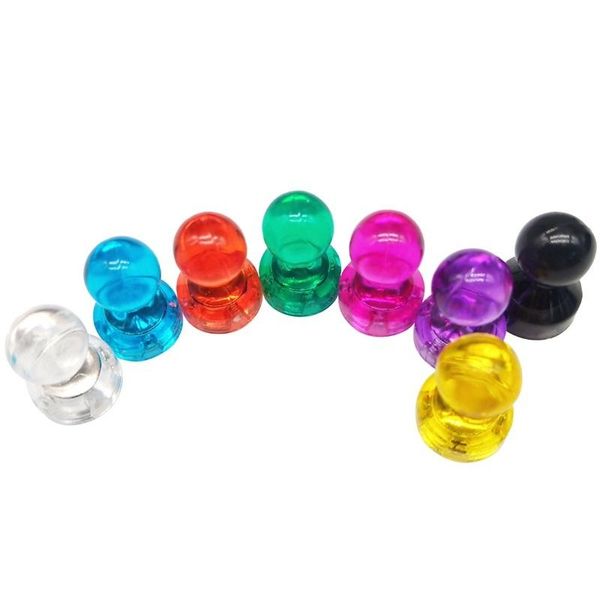 

round tip magnetic nail 11*17 cm muti colors ferromagnet transparent magnetics car phone holder fridge board 0 28zs c2