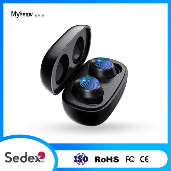 

myinnov m7 wireless bluetooth v5.0 touch control stereo hd talking for smartphones