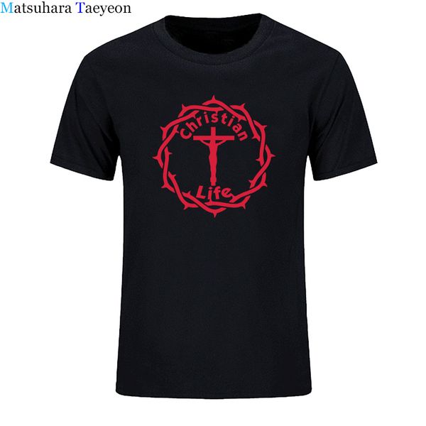 

tshirt christ lord god crown t-shirt men novo estilo 2018 o-neck tees shirts for shirts tees cotton casual tee clothing