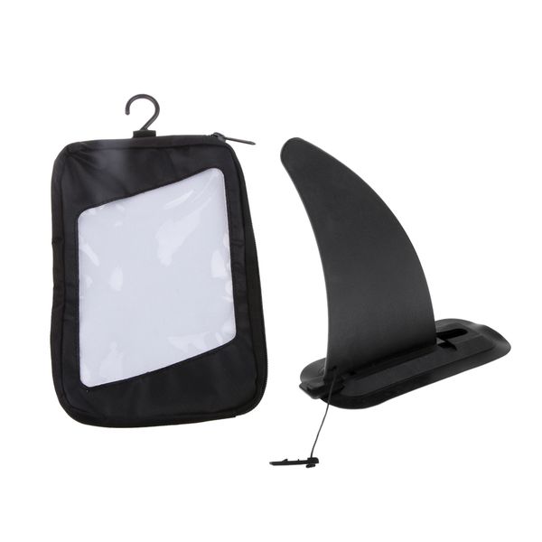 

portable kayak skeg tracking fin mounting point with fin gear carrying bag