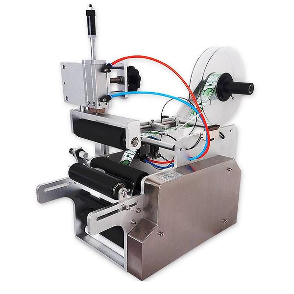 

bottle sticker labeling machine automatic cosmetic-cans round-bottle lt-80 plane flat surface sticker