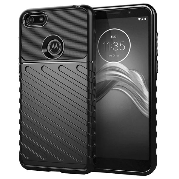 

shock-absorption flexible tpu rubber protective anti scratch durable case for motorola moto e6 play