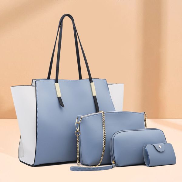 

2020 new fashion simple mother-in-law bag three-piece cross-body shoulder tote bag