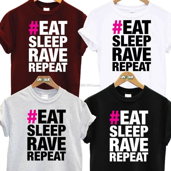 

eat sleep rave repeat t shirt tee tshirt tumblr holiday fun present gift new harajuku t shirt fashion