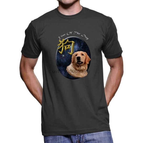 

chinese zodiac year of the dog men dark t shirt