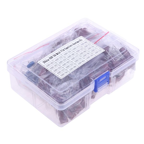 

200x capacitor 0.001uf-2.2uf 630v polypropylene axial