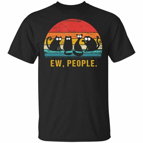 

ew people meowy cat lovers t-shirt size s-3xl for youth middle-age the elder tee shirt