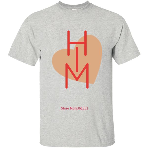 

round collar love him t-shirt for men t shirt tshirt mens solid color funny short sleeve fitness 2020 camisetas hip hop hombre