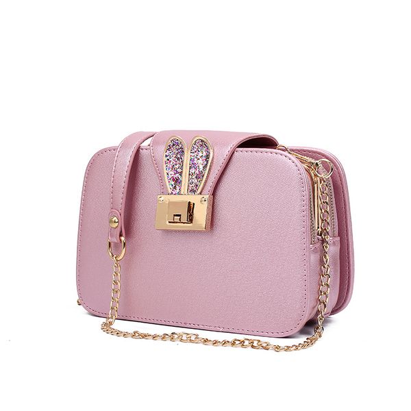 

2020 new korean version of the fashion chain shoulder bag wild portable messenger clip three-layer small square bag