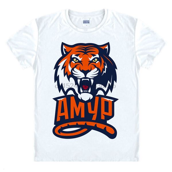 

khl league t shirt hc amur khabarovsk men's t-shirts