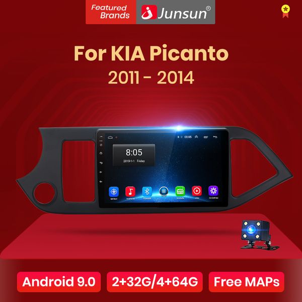 

junsun v1 2g + 32g android 9.0 for kia picanto 2011 - 2014 car radio multimedia video player navigation gps 2 din dvd car dvd