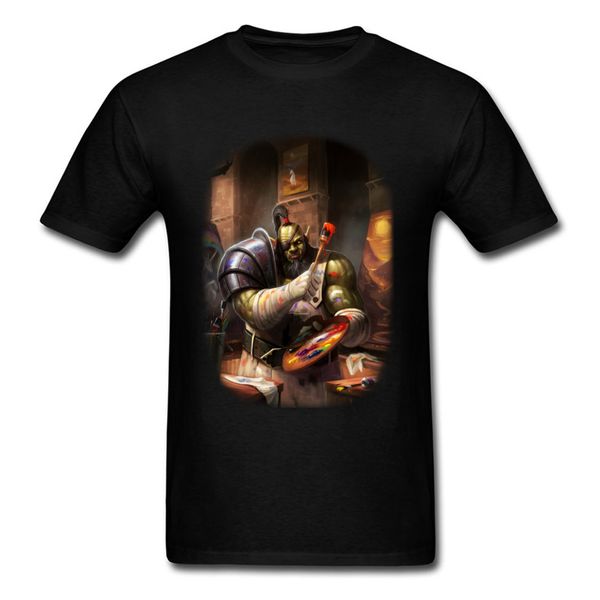 

the creative one 2018 painter print men t-shirt family male father's day customized black tee shirt ing