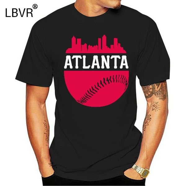 

mens atlanta baseball atl vintage skyline brave retro t-shirt size m-3xl tee tee shirt