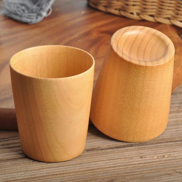 

mugs wood cup handmade natural wooden breakfast beer milk drink ware green water bottle home drinkware
