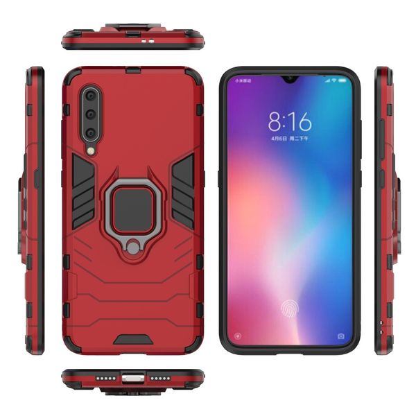 

hybrid shockproof armor ring back case for xiaomi redmi note 7 6 6x 9 8 se max 3 play pro pocophone f1 a2 lite
