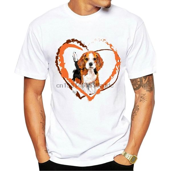 

сердце дизайн симпатичные йоркширский терьер printed t shirt