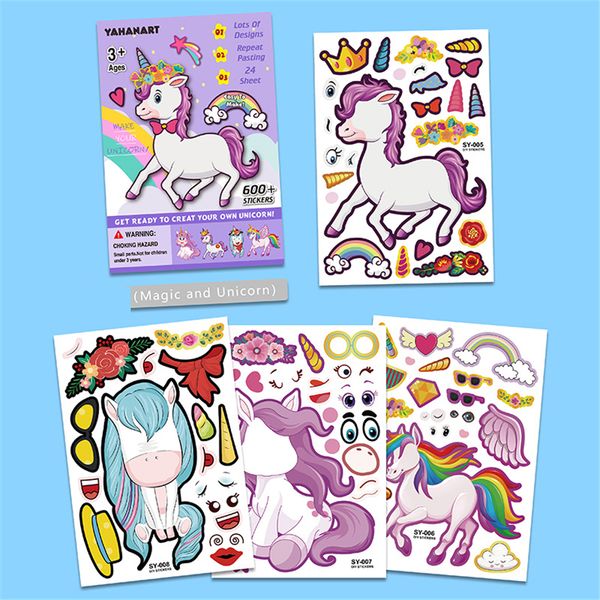 25 pezzi/lotto Animali natalizi adesivi cartoni animati per bambini Toys Sticker School School Insegnante Adesivo per la ricompensa 16 Disegni Modello