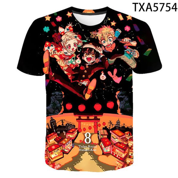 

toilet-bound hanako-kun boy girl cool 3d print shirts anime graphic aesthetic men clothing