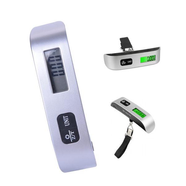 

1pc 50kg digital electronic scale portable suitcase scale handled travel bag weighting fish hook hanging