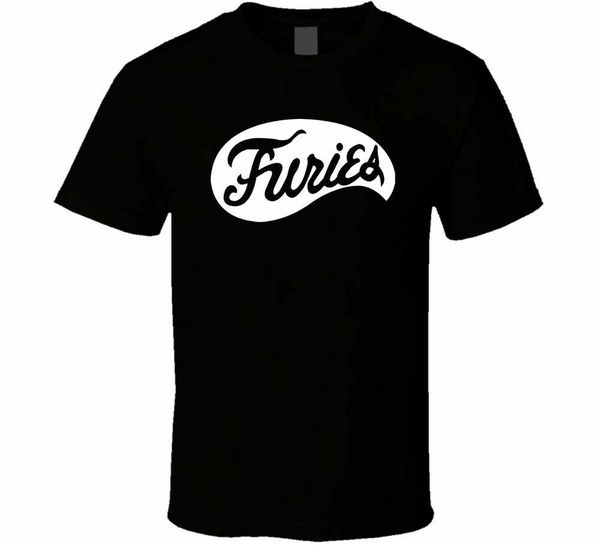 

новый бейсбол фурии logo shirt black white tshirt