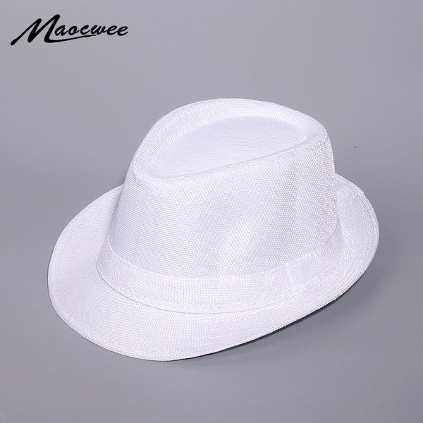 

wide brim hats spring and summer white jazz outdoor hat panama women men ladies fedoras for 2021, Blue;gray
