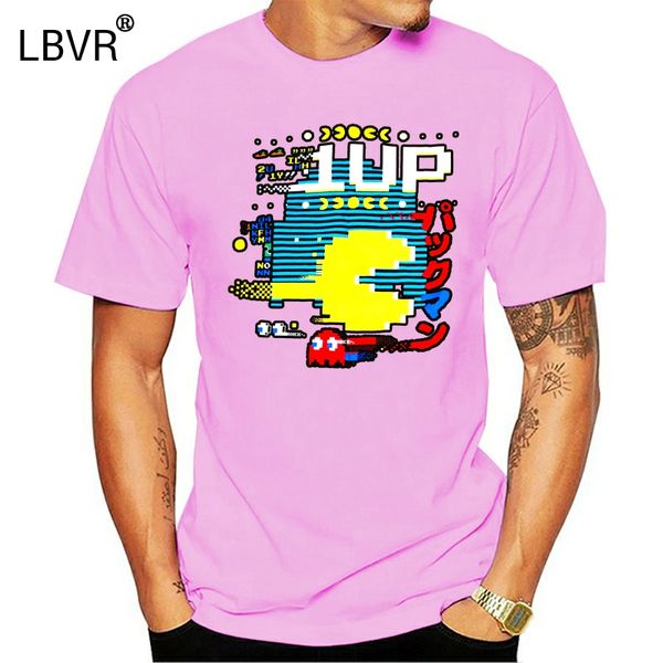 

pac-man short sleeve graphic tee t-shirt size medium loose size tee shirt