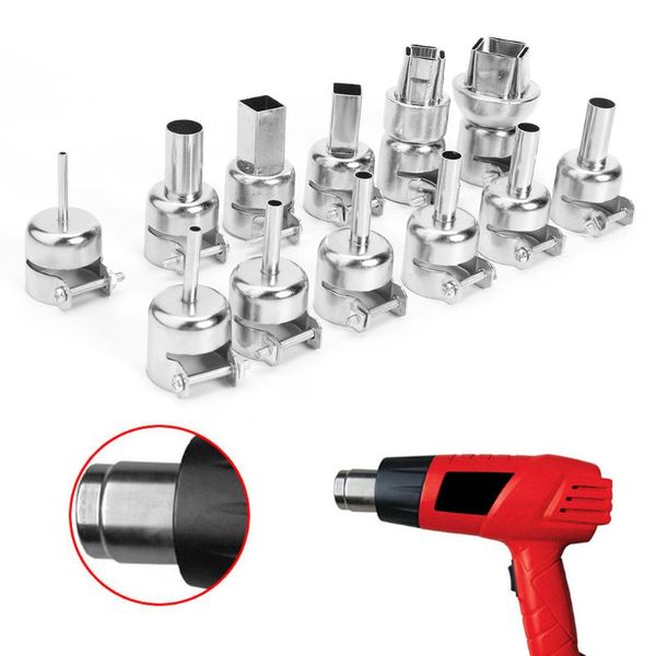 

12pcs/lot practical air gun nozzles multi-functional convenient tools for 850 850a 852 852d 852d+ 950 rework station