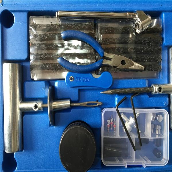 

heavy duty tire repair kit 67pc for car bike motorcycle trailer rv atv for jeep