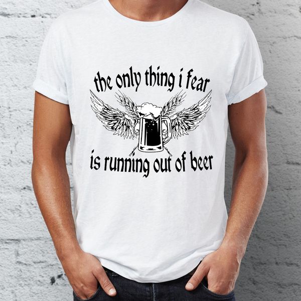 

men's t shirt the only thing i fear funny statement tee