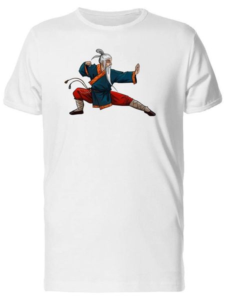 

old kung fu master men's tee -image by printing tee shirt