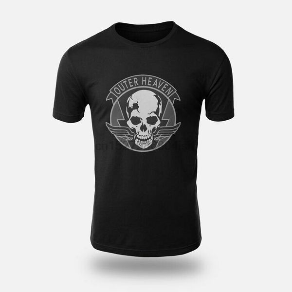 

metal gear online outer heaven metal gear solid s to xxxl black tee mens t-shirt