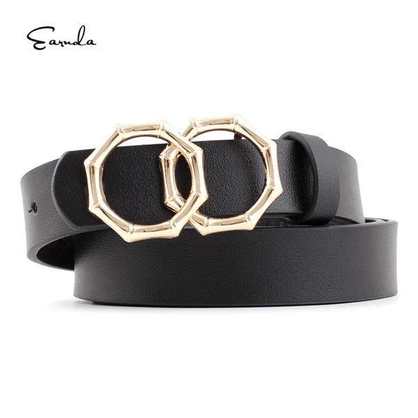 

earnda luxury hexagons belt women classy bling buckle belt designer strap women, Black;brown