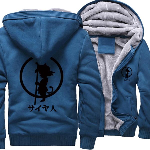 

japan anime cartoon dragon baall funny printed 2020 new warm clothing oon hoody sweatshirts raglan fashion streetwear mens, Black