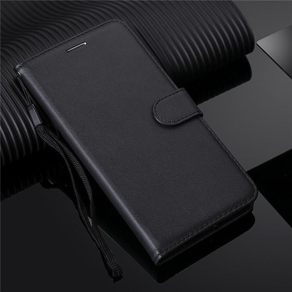

huawei y5 lite case on for funda huawei y5 lite dra-lx5 case cover vintage simple solid color flip leather phone cases