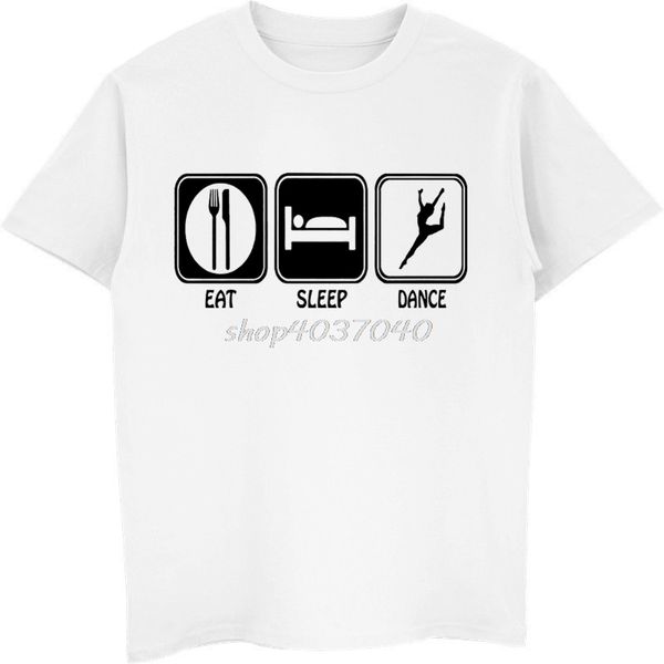 

eat. sleep. dance t shirt funny tees summer casual short sleeve t-shirt hip hop shirt harajuku streetwear