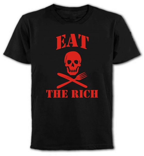 

eat the rich t-shirt - protest anarchy political punk all sizes &amp colours
