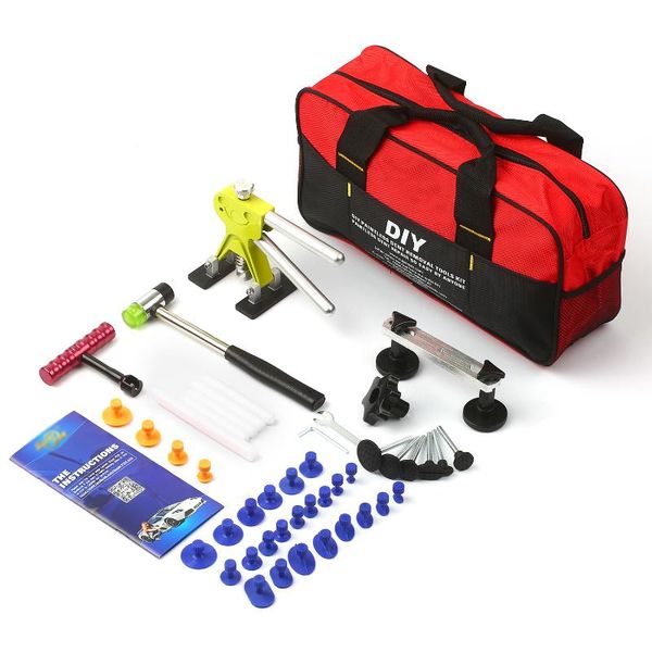 

auto paintless dent repair tools dent repair kit car puller with glue puller tabs removal kits for vehicle car auto
